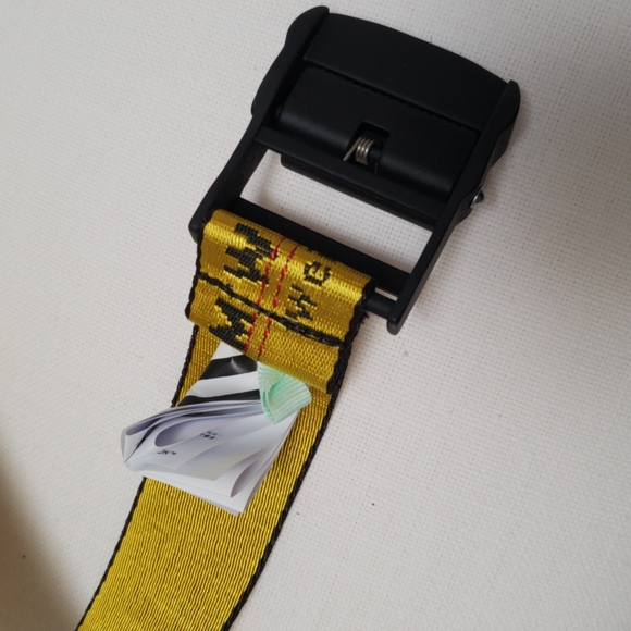 OFf-White industrial web logo belt